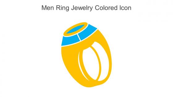 Men Ring Jewelry Colored Icon In Powerpoint Pptx Png And Editable Eps Format