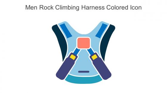 Men Rock Climbing Harness Colored Icon In Powerpoint Pptx Png And Editable Eps Format
