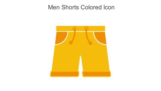 Men Shorts Colored Icon In Powerpoint Pptx Png And Editable Eps Format
