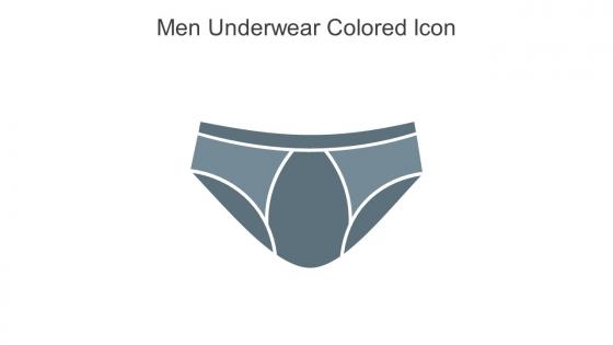 Men Underwear Colored Icon In Powerpoint Pptx Png And Editable Eps Format