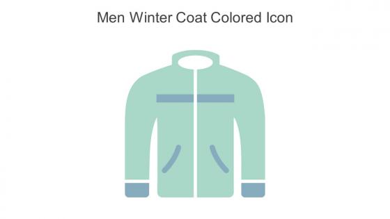 Men Winter Coat Colored Icon In Powerpoint Pptx Png And Editable Eps Format