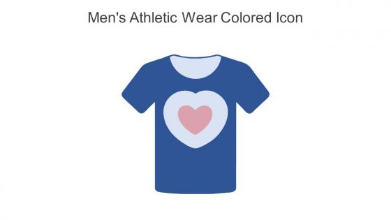 Mens Athletic Wear Colored Icon In Powerpoint Pptx Png And Editable Eps Format