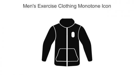 Mens Exercise Clothing Monotone Icon In Powerpoint Pptx Png And Editable Eps Format