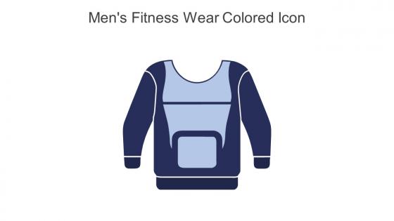 Mens Fitness Wear Colored Icon In Powerpoint Pptx Png And Editable Eps Format
