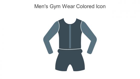 Mens Gym Wear Colored Icon In Powerpoint Pptx Png And Editable Eps Format