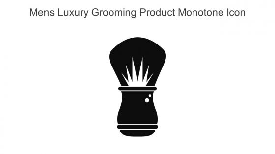 Mens Luxury Grooming Product Monotone Icon In Powerpoint Pptx Png And Editable Eps Format