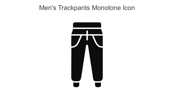 Mens Trackpants Monotone Icon In Powerpoint Pptx Png And Editable Eps Format