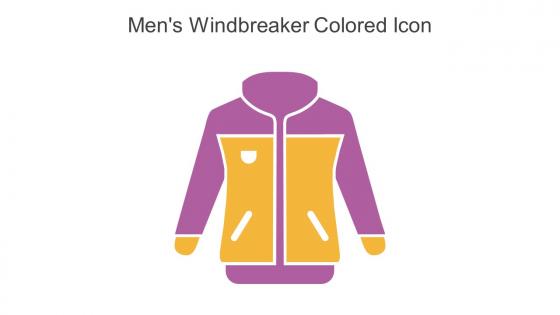 Mens Windbreaker Colored Icon In Powerpoint Pptx Png And Editable Eps Format