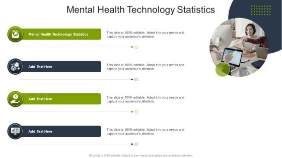 Mental Health Technology Statistics In Powerpoint And Google Slides Cpb