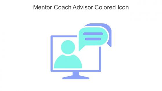 Mentor Coach Advisor Colored Icon In Powerpoint Pptx Png And Editable Eps Format