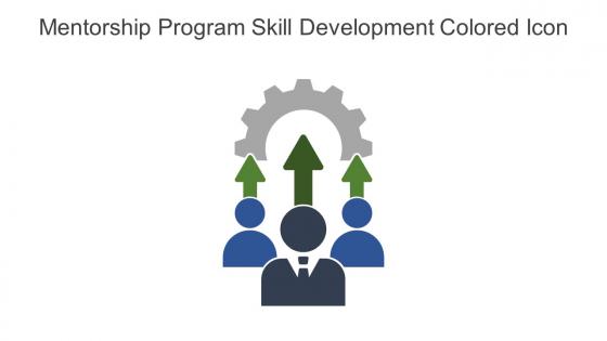 Mentorship Program Skill Development Colored Icon In Powerpoint Pptx Png And Editable Eps Format