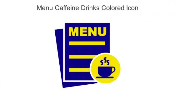 Menu Caffeine Drinks Colored Icon In Powerpoint Pptx Png And Editable Eps Format