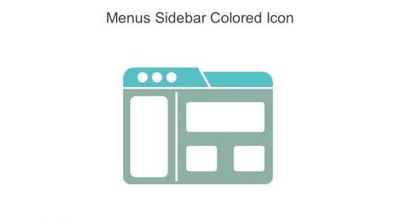 Menus Sidebar Colored Icon In Powerpoint Pptx Png And Editable Eps Format