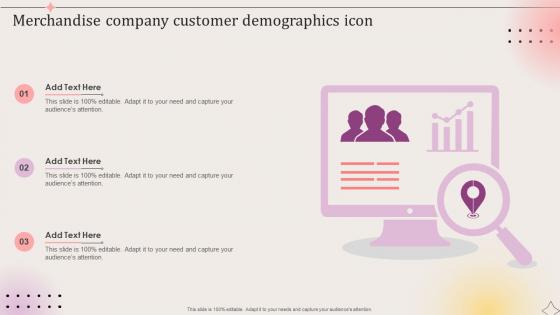 Merchandise Company Customer Demographics Icon