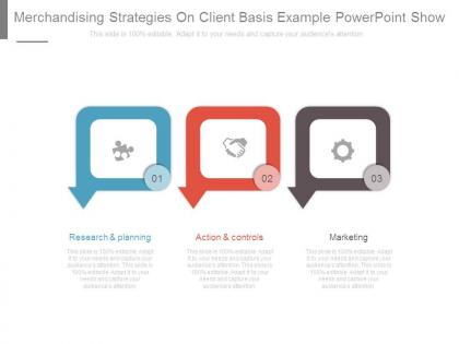 Merchandising strategies on client basis example powerpoint show