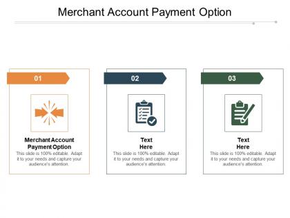 Merchant account payment option ppt powerpoint presentation file example introduction cpb