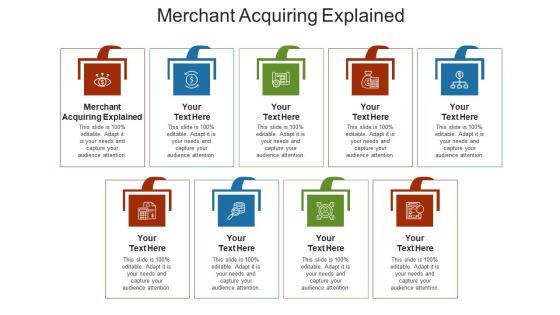 Merchant acquiring explained ppt powerpoint presentation infographics graphics cpb