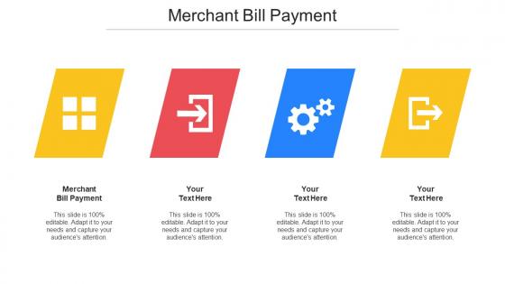 Merchant Bill Payment Ppt Powerpoint Presentation Outline Portfolio Cpb