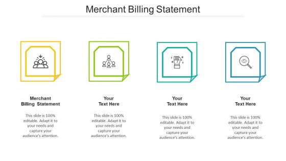 Merchant Billing Statement Ppt Powerpoint Presentation Outline Diagrams Cpb