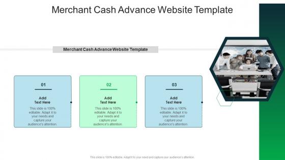 Merchant Cash Advance Website Template In Powerpoint And Google Slides Cpb