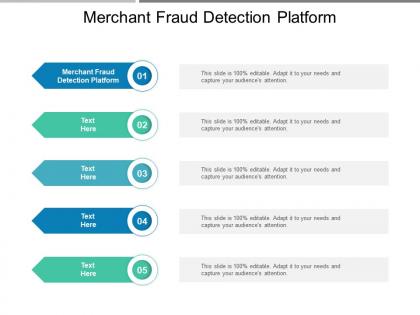 Merchant fraud detection platform ppt professional example file cpb