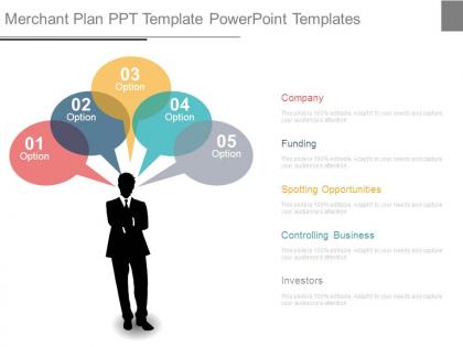 Merchant plan ppt template powerpoint templates