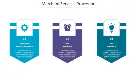 Merchant Services Processor Ppt Powerpoint Presentation Model Template Cpb