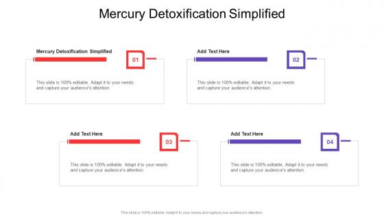 Mercury Detoxification Simplified In Powerpoint And Google Slides Cpb