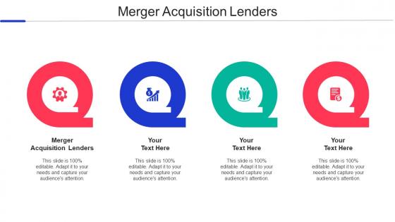 Merger Acquisition Lenders Ppt Powerpoint Presentation Ideas Topics Cpb