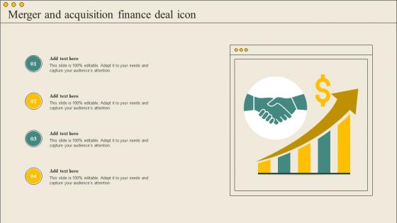 Merger And Acquisition Finance Deal Icon