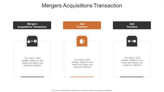 Mergers Acquisitions Transaction In Powerpoint And Google Slides Cpb