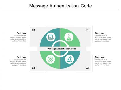 Message authentication code ppt powerpoint presentation gallery summary cpb