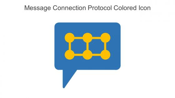 Message Connection Protocol Colored Icon In Powerpoint Pptx Png And Editable Eps Format