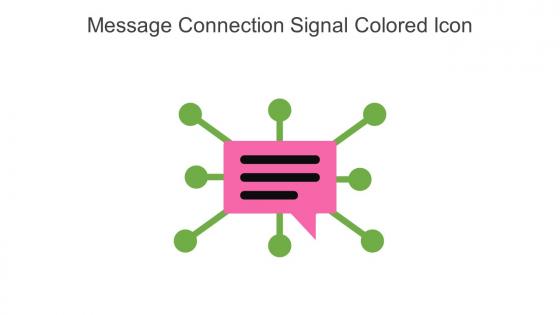 Message Connection Signal Colored Icon In Powerpoint Pptx Png And Editable Eps Format