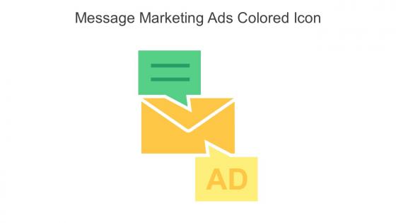 Message Marketing Ads Colored Icon In Powerpoint Pptx Png And Editable Eps Format