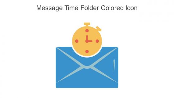 Message Time Folder Colored Icon In Powerpoint Pptx Png And Editable Eps Format