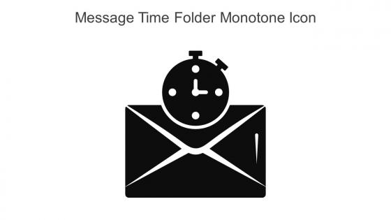 Message Time Folder Monotone Icon In Powerpoint Pptx Png And Editable Eps Format