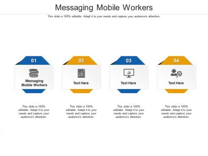 Messaging mobile workers ppt powerpoint presentation pictures graphics download cpb