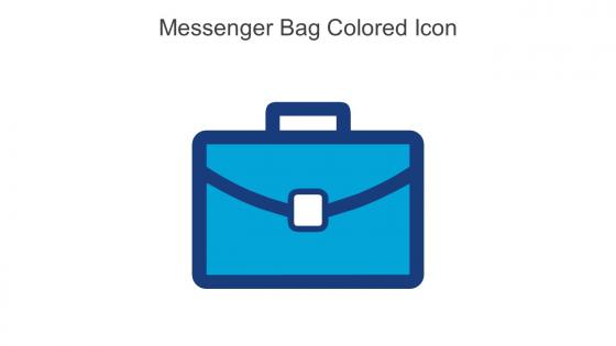 Messenger Bag Colored Icon In Powerpoint Pptx Png And Editable Eps Format