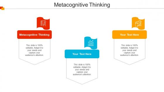 Metacognitive Thinking Ppt Powerpoint Presentation Model Outline Cpb
