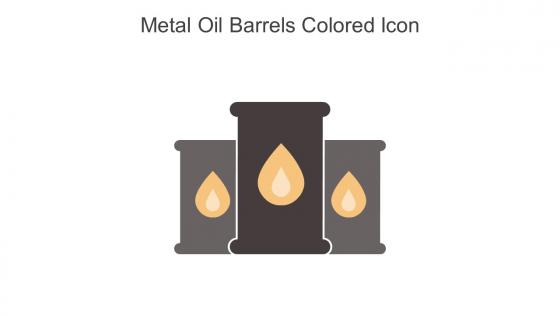 Metal Oil Barrels Colored Icon In Powerpoint Pptx Png And Editable Eps Format
