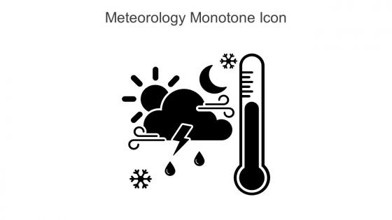 Meteorology Monotone Icon In Powerpoint Pptx Png And Editable Eps Format