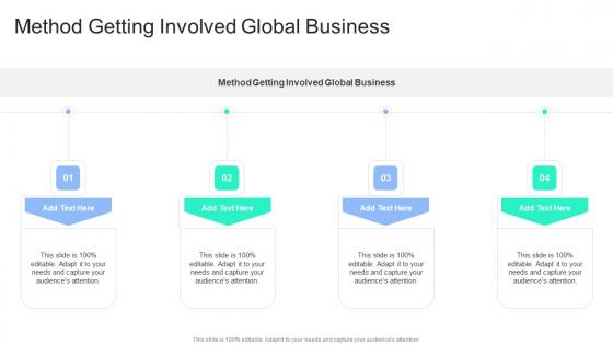 Method Getting Involved Global Business In Powerpoint And Google Slides Cpb