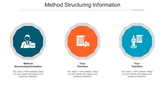 Method Structuring Information Ppt Powerpoint Presentation File Mockup Cpb