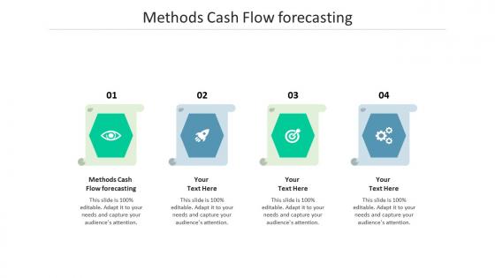 Methods cash flow forecasting ppt powerpoint presentation ideas cpb
