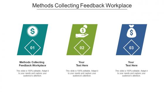 Methods Collecting Feedback Workplace Ppt Powerpoint Presentation Infographic Diagrams Cpb