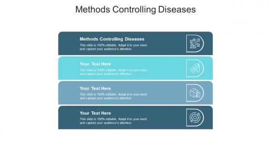 Methods controlling diseases ppt powerpoint presentation styles cpb