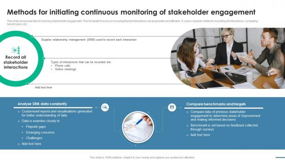 Methods For Initiating Continuous Monitoring Essential Guide To Stakeholder Management PM SS