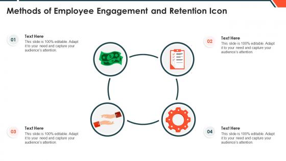 Methods Of Employee Engagement And Retention Icon