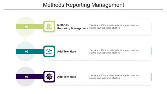Methods Reporting Management In Powerpoint And Google Slides Cpb